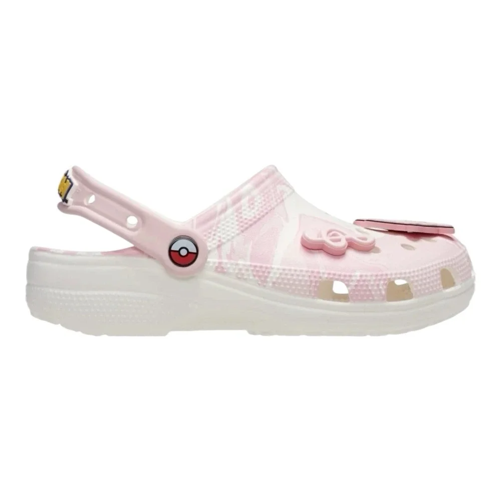 Crocs Pokemon Jigglypuff Classic Clogs Mens Size 13 Pink Slip On Shoes‎